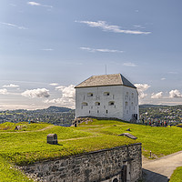 Buy canvas prints of Trondheim Kristiansten Fortress and Bastion by Antony McAulay