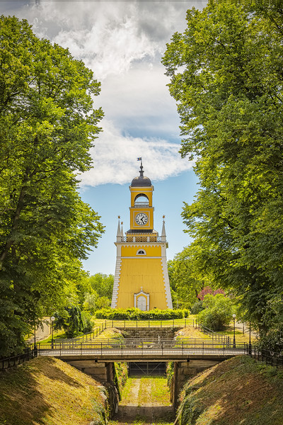 Karlskrona Admirality Bell Tower in Summer Picture Board by Antony McAulay