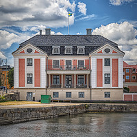 Buy canvas prints of Karlskrona County Governors Building Port Facade by Antony McAulay