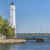 Buy canvas prints of Karlskrona Stumholmen Lighthouse Seascape by Antony McAulay