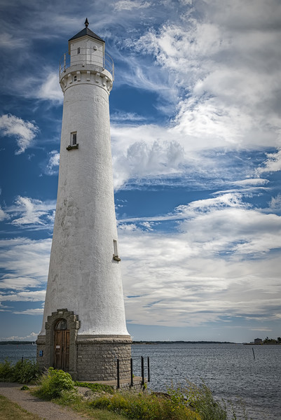 Karlskrona Stumholmen Lighthouse Entrance Picture Board by Antony McAulay