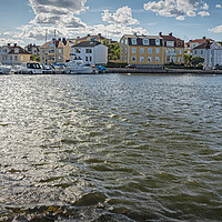 Buy canvas prints of Karlskrona View of Ekholmen Island From the Sea by Antony McAulay