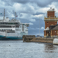 Buy canvas prints of Helsingborg Electric Ferry by Antony McAulay