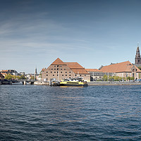 Buy canvas prints of Copenhagen Waterfront Panorama by Antony McAulay