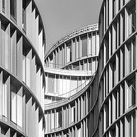 Buy canvas prints of Copenhagen Axel Towers Fine Art Curves by Antony McAulay