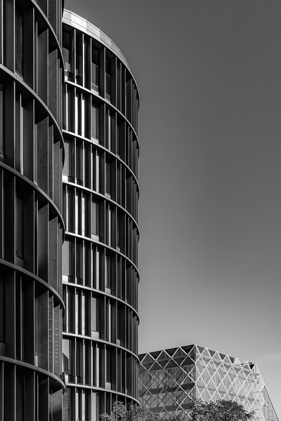 Copenhagen Axel Towers Side On Picture Board by Antony McAulay