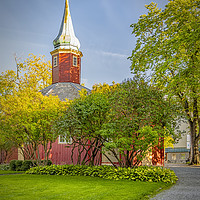 Buy canvas prints of Trondheim Hospital Church by Antony McAulay