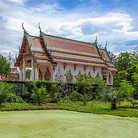 Buy canvas prints of Thailand Hua Hin Chinese Temple and Green Swamp by Antony McAulay