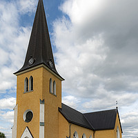 Buy canvas prints of Broby Swedish Parish Church by Antony McAulay