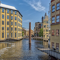 Buy canvas prints of Norrkoping Arbetets Museum Industrial Landscape by Antony McAulay