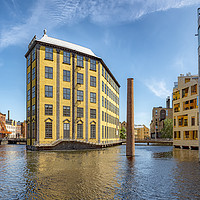 Buy canvas prints of Norrkoping Arbetets Museum Panoramic Landscape by Antony McAulay