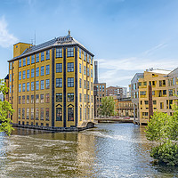 Buy canvas prints of Norrkoping Arbetets Museum Wide Angle View by Antony McAulay