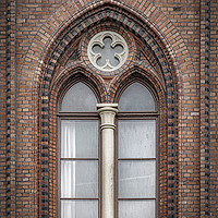Buy canvas prints of Landskrona Radhus Building Window by Antony McAulay