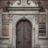 Buy canvas prints of Landskrona Tranchell House Front Door by Antony McAulay