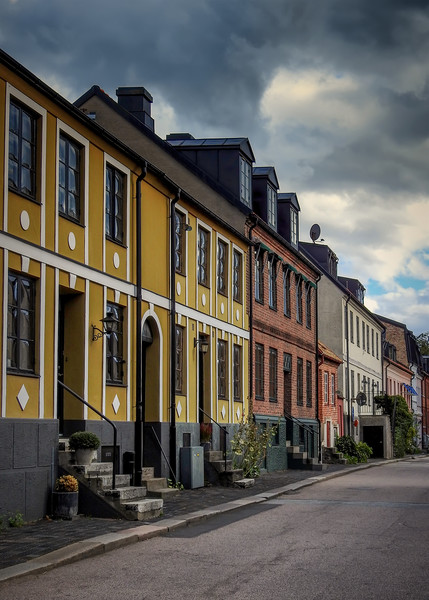 Helsingborg Old Street Picture Board by Antony McAulay