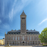 Buy canvas prints of Norrkoping Town Hall by Antony McAulay
