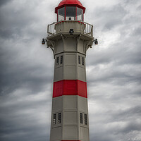 Buy canvas prints of Malmo Harbour Lighthouse by Antony McAulay