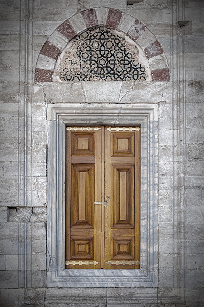 Istanbul Mosque Doors Picture Board by Antony McAulay