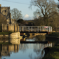 Buy canvas prints of St Cyr Church On The Stroud Water Canal by Ben Kirby