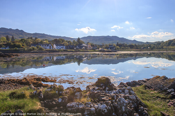Arisaig Reflections Picture Board by David Morton