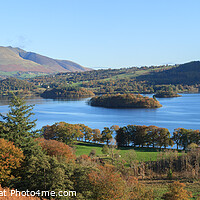 Buy canvas prints of Derwent Water from Cat Bells by David Morton