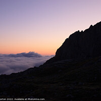 Buy canvas prints of Dawn in the Picos De Europa with Cloud Inversion by David Morton