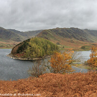 Buy canvas prints of Haweswater Reservoir with High Street beyond by David Morton