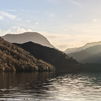 Buy canvas prints of Ullswater and the Fells of Fairfield and Helvellyn by David Morton