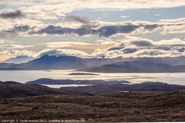 Isle of Skye from Applecross Picture Board by David Morton
