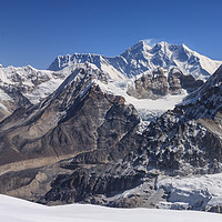 Buy canvas prints of Mount Everest from High Camp on Mera Peak by David Morton
