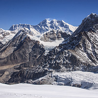 Buy canvas prints of Mount Everest from High Camp on Mera Peak by David Morton