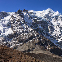 Buy canvas prints of Mera Peak from Khare by David Morton