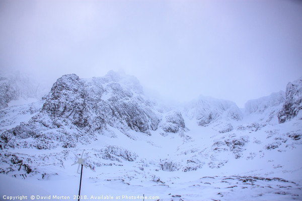 North Face of Ben Nevis in the Winter Picture Board by David Morton