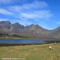 Buy canvas prints of Bla Bhein on the Isle of Skye from Torrin by David Morton