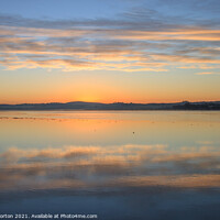 Buy canvas prints of Sunrise over the Taw Estuary by David Morton