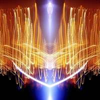 Buy canvas prints of Blast Off- Unique Abstract Light Art by Vincent J. Newman