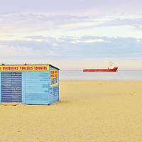 Buy canvas prints of Great Yarmouth Beach, England by Vincent J. Newman