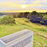 Buy canvas prints of  Mousehold Hill At Dusk, Norwich, England. by Vincent J. Newman