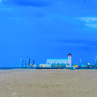 Buy canvas prints of Great Yarmouth Beach by Vincent J. Newman