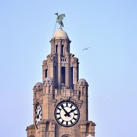 Buy canvas prints of Liver Bird Building by Gregory Lawson