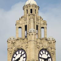 Buy canvas prints of  Liver Bird Building by Gregory Lawson