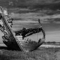 Buy canvas prints of Fleetwood wreck by Mike Janik