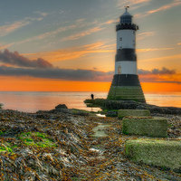 Buy canvas prints of Penmon Lighthouse by Mike Janik