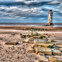 Buy canvas prints of Talacre Lighthouse by Mike Janik