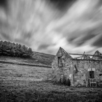 Buy canvas prints of  Old Stone Barn by Mike Janik