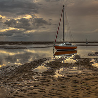 Buy canvas prints of Sunset at Meols by Mike Janik