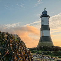 Buy canvas prints of Penmon Lighthouse by Mike Janik