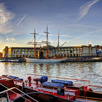 Buy canvas prints of Bristol Floating Harbour by Steven Jasper