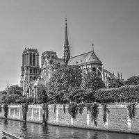 Buy canvas prints of Paris Notre Dame Cathedral by Steven Jasper