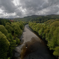 Buy canvas prints of River Tummel by Mark Robson